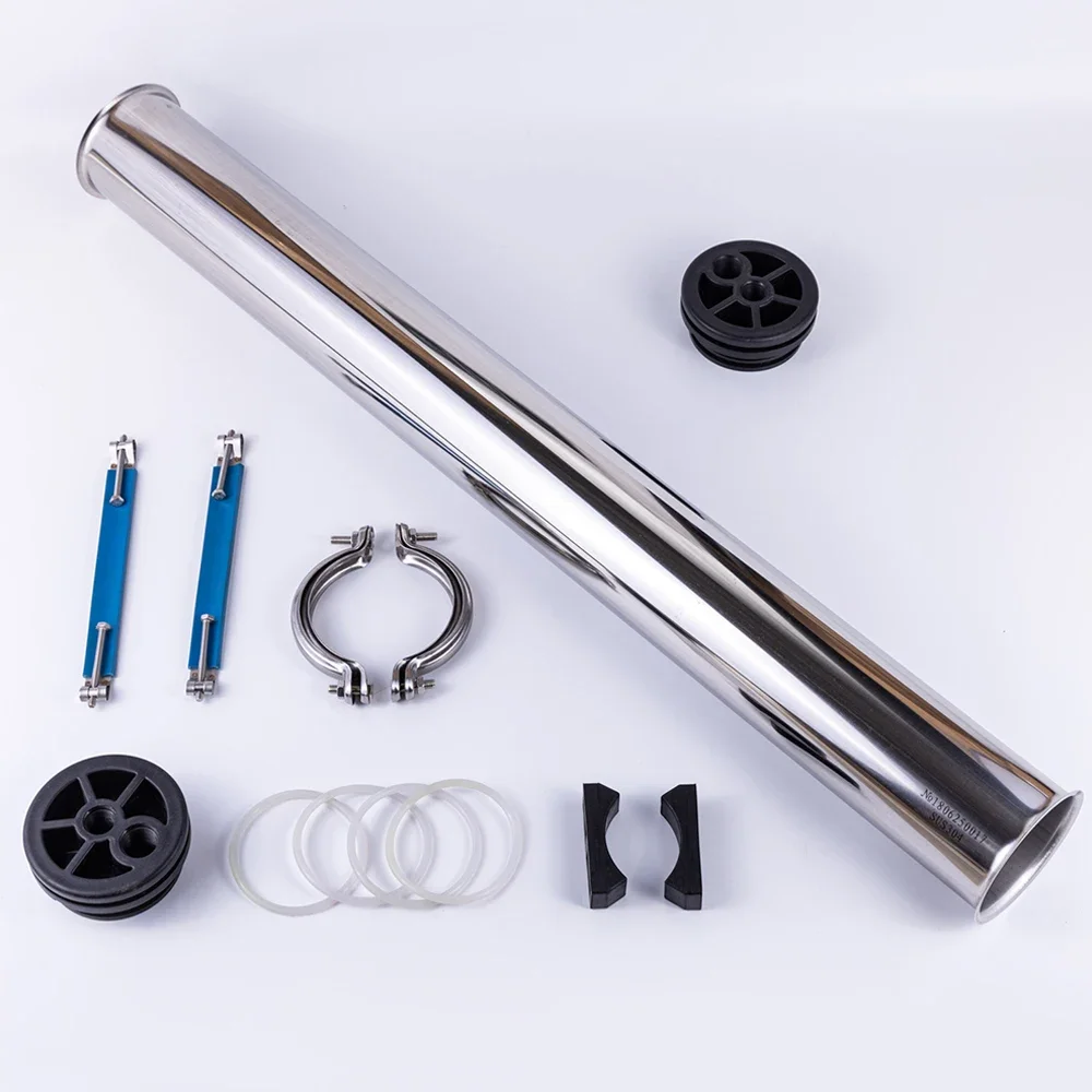 Cheap Factory Produce RO Membrane Vessel SS316L Stainless Steel Membrane Housing 4040 Membrane Shell 4021 4080 40120 40160