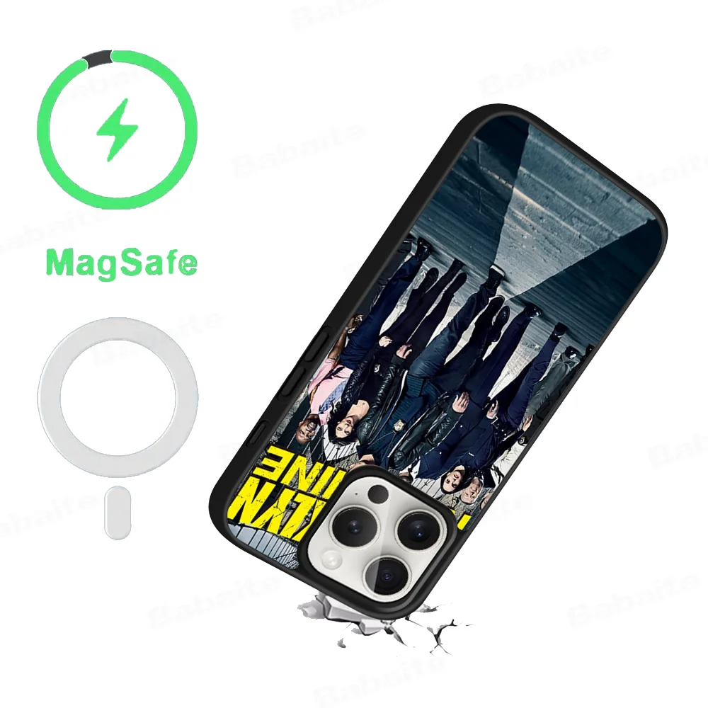 Sitcom B-Brooklyn-Nine-Nine Phone Case Magnetic Case For IPhone 16 14 13 12 11 15 Pro Max Plus For Magsafe Wireless Charge Cover