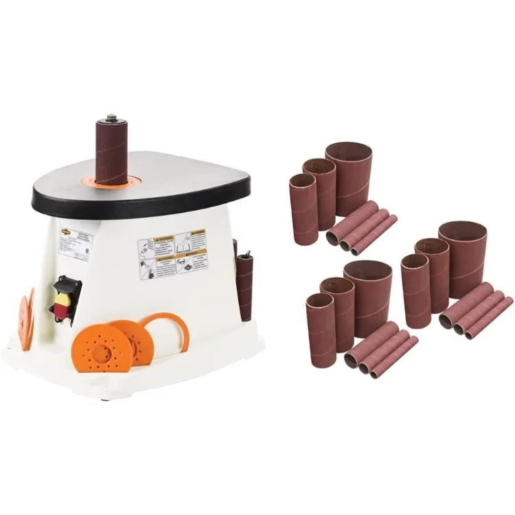 Oscillating Spindle Sander Bundle with POWERTEC Sanding Sleeves