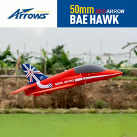 Blue Arrows 50mm Red Arrow Duct Like Real Model Entry-Level Hand-Thrown Fighter Fixed-Wing Assembled Remote Control Aircraft