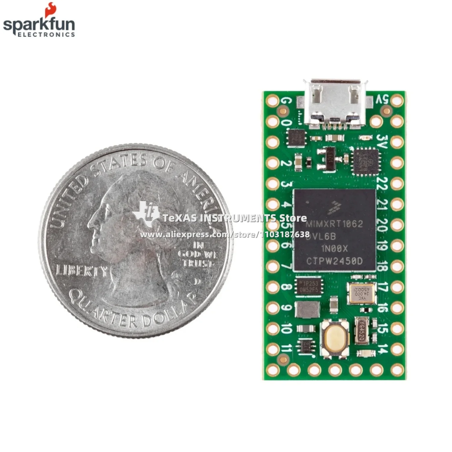【TI Official】معالج Teensy 4.0 DEV-15583 ARM Cortex-M7 بسرعة 600 ميجاهرتز، مع NXP iMXRT1062 #5