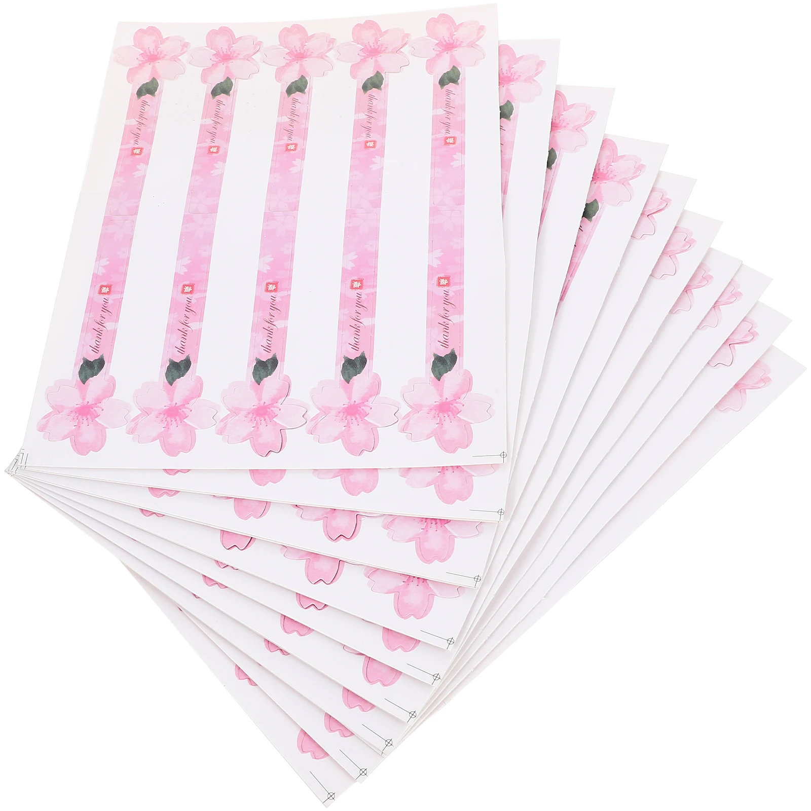 

20 Sheets Chocolate Decorative Sealed Sticker Decoration Label Pvc Stickers for Packaging