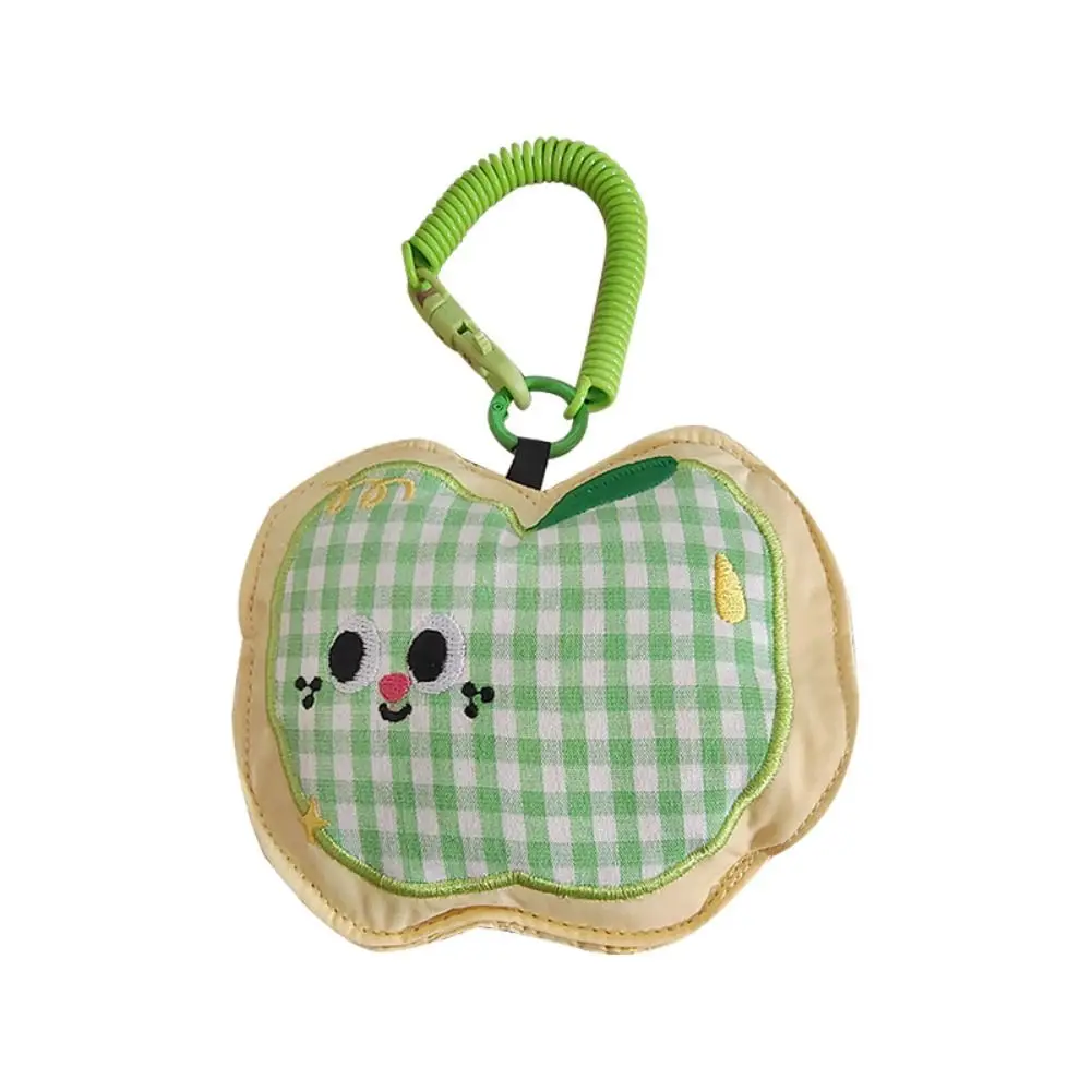 Creative Plush Headset Bag Apple Doll Cartoon Protective Cover Pendant Polyester Fibre Earphone Key Bag