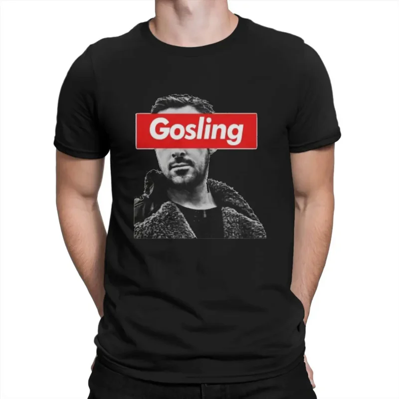 Cool S-Supremes T-Shirts Men Round Neck Cotton T Shirt Ryan Gosling Short Sleeve Tee Shirt 4XL 5XL 6XL Clothes