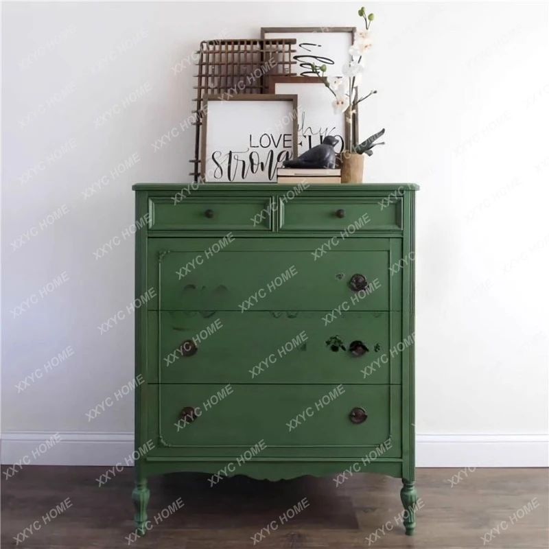 

solid wood retro entrance decorative cabinet country storage cabinet