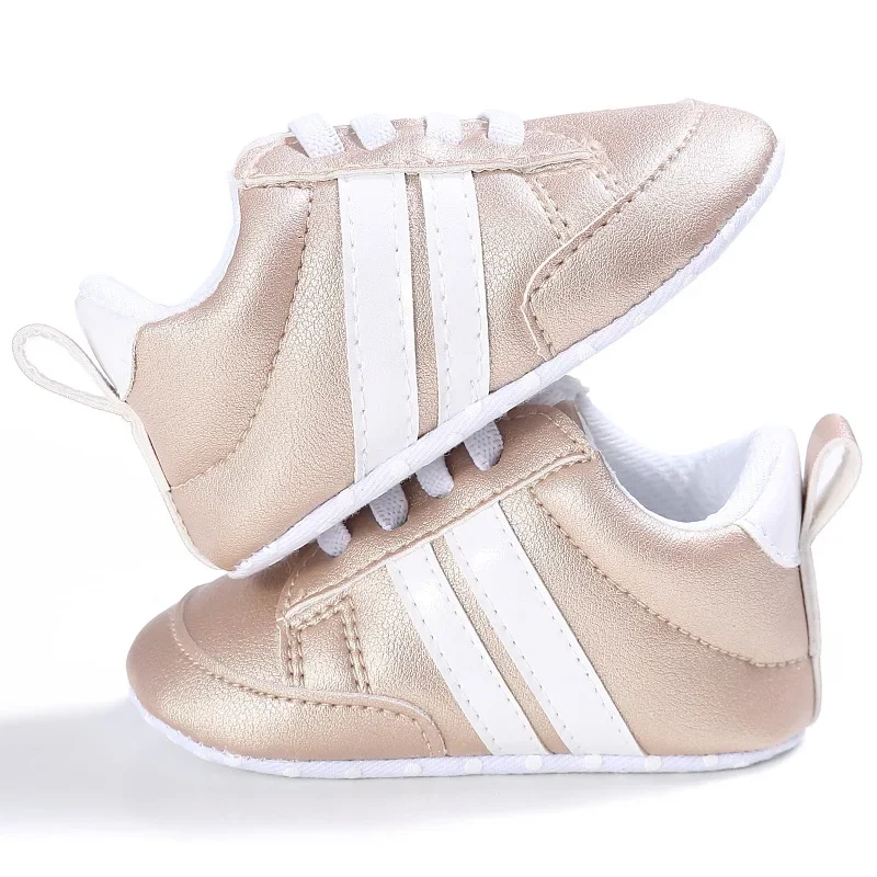 

Baby First Walkers — нескользящая кожаная обувь на мягкой подошве для новорожденных и малышей (унисекс)