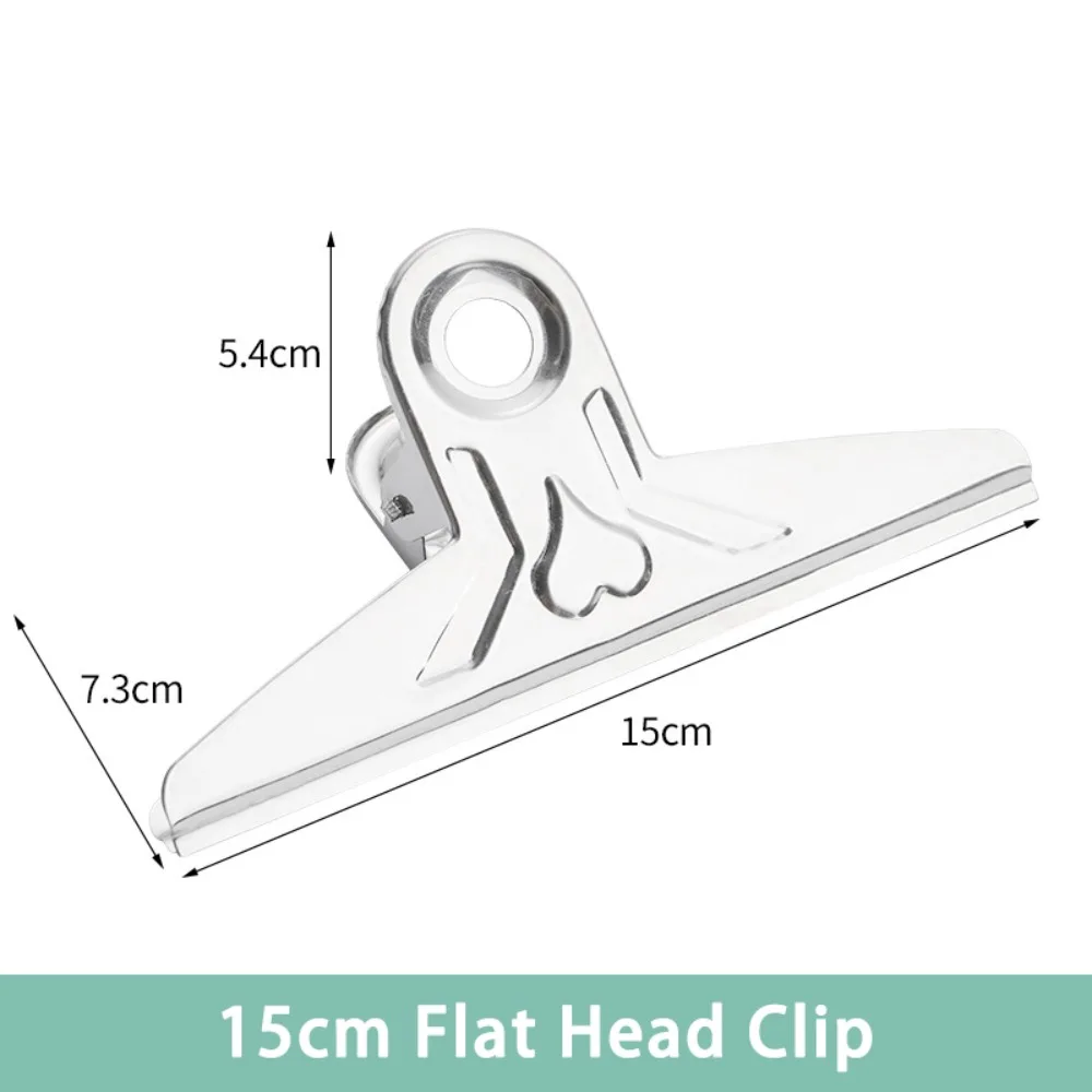 

Multifunctional Stainless Steel Metal Binder Clips Multi-size Round/Flat/Mountain Head Paper Clips Seal Clip Students