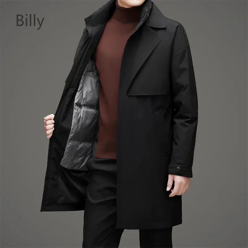 Ultralight Down Jacket Men Duck Padding Designer Clothes 's Windbreaker 2025 Warm Winter Coat