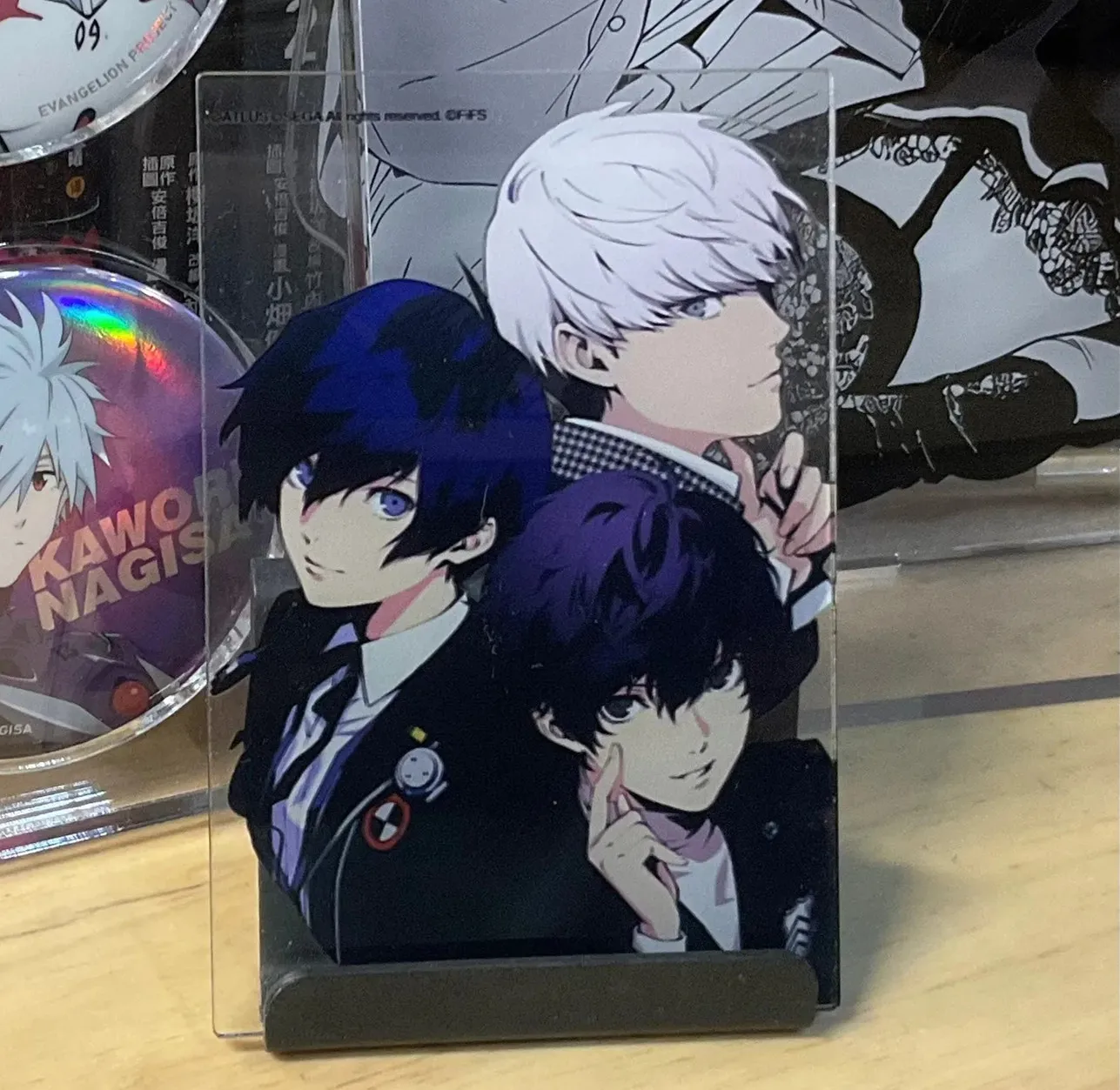 Persona Transparent Cards Amamiya Ren Yuuki Makoto Acrylic Card Shoot Supplies Photo Prop Collection Desk Display Friend Gift