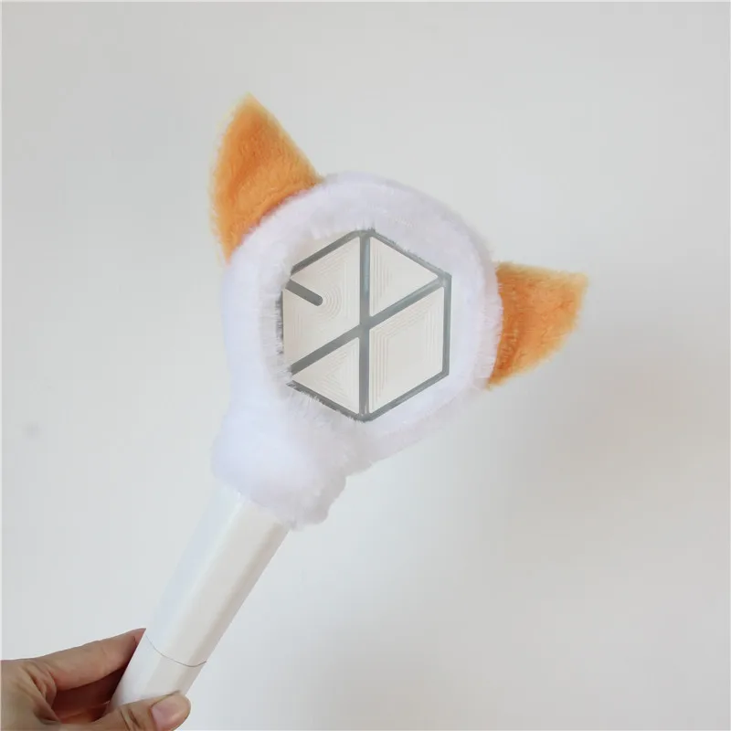 Imagem -06 - Idol Boy Group Lightstick Cover Adorável Concerto Luz Capa Fãs Kawaii Coleção do Presente Baekhyun Sehun