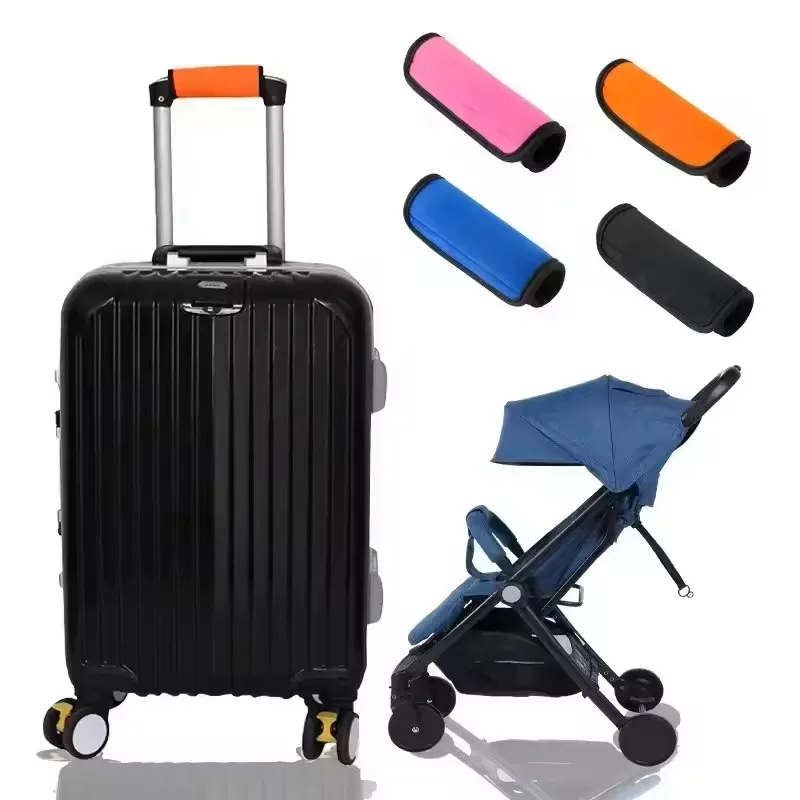 

Comfortable Neoprene Luggage Handle Wrap Grip New Luggage Suitcase Bag Handle Identifier Stroller Grip Protective Cover Bag Part