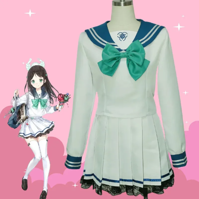 كاندي 2025COS-HoHo الأزرق الأرشيف Kurimura Airi لعبة البدلة الحلو جميل موحدة تأثيري حلي هالوين حفلة لعب الأدوار الزي Wo