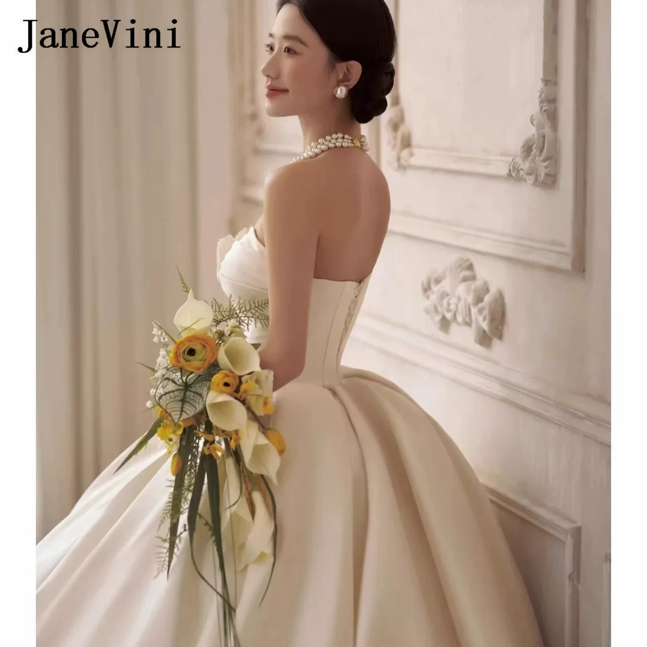 janevini-real-touch-white-calla-lily-cascading-wedding-bouquet-flowers-artificial-bride-small-waterfall-yellow-bridal-bouquet