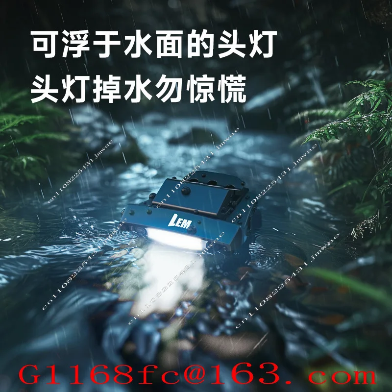 HeadlightSpecificInductionCap with Strong and Bright Charging Head Mounted Clip on Ultra Long Endurance Night Fishing Light Part