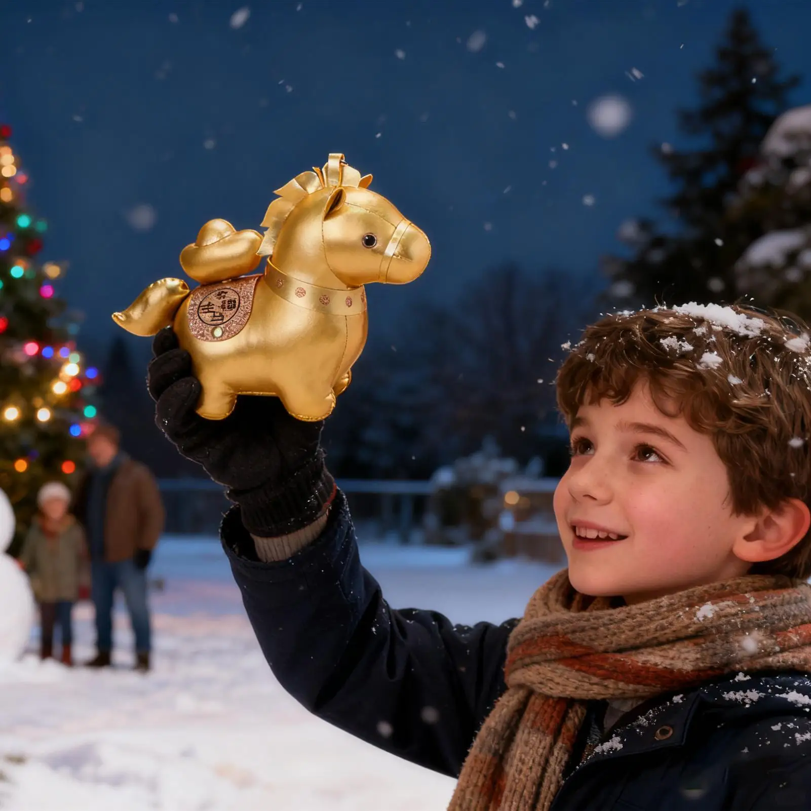 Chinese New Year Horse Plush Stuffed Purse Pendant Horse Mascot Bag Pendant For Bedroom Living Room Study Car Kids Teens Adults