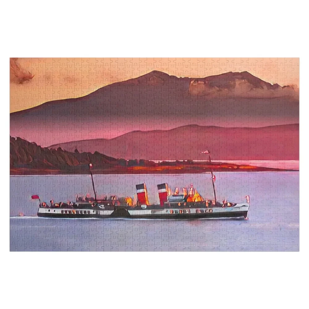 

PS Waverley Sailing Up The Clyde Jigsaw Puzzle Animal Customized Kids Gift Works Of Art Wooden Jigsaws For Adults Puzzle
