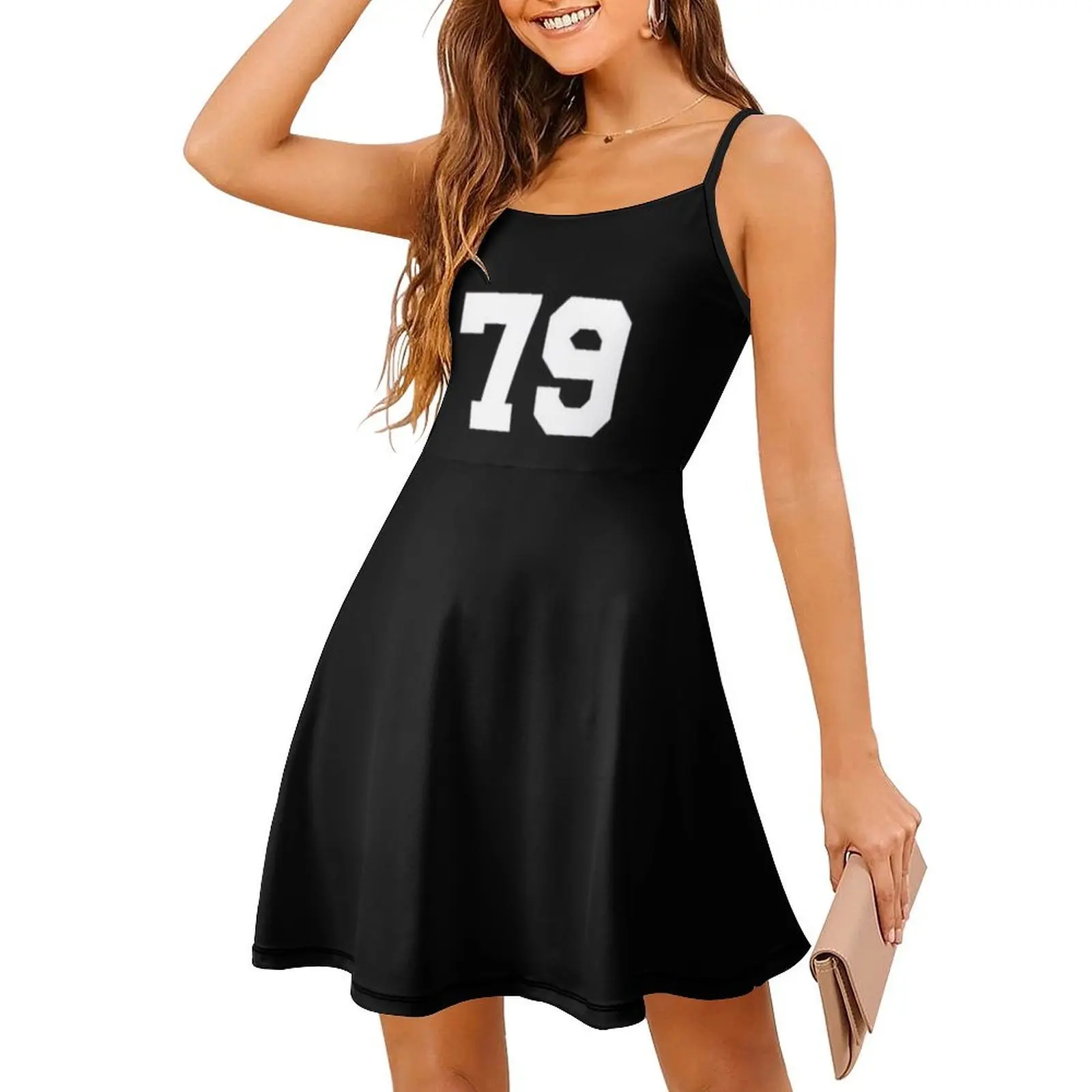 79 فستان حفلات نسائي من الجامعة البيضاء التسعة والسبعين، ملابس نادي مطبوعة عصرية لأرقام خطوط الجامعة النسائية #4