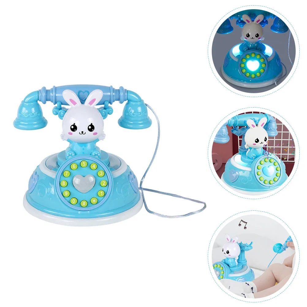 

1pc Simulation Telephone For Kids Lovely Cartoon Playhouse Role Play Durable Children Learning Playing House Gift