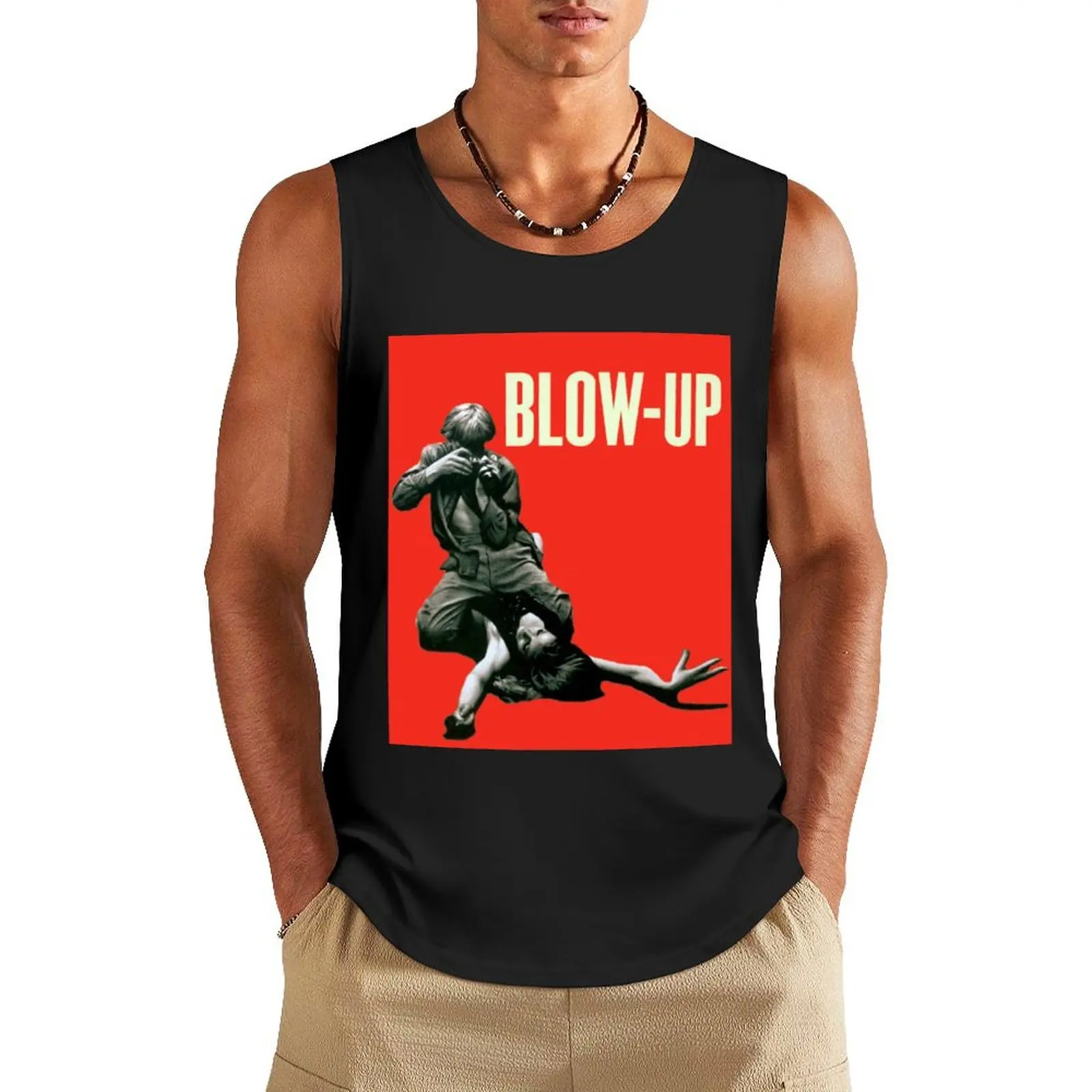 Blow-Up Tank Top Working vest bodybuilding