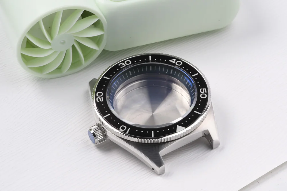 62MAS-Uhrengehäuse, leuchtendes Saphir-Tauchgehäuse aus Edelstahl, passend für Seiko-Modifikationen für NH35A, NH36A, Zubehör für automatische Uhrwerke – Detail 8