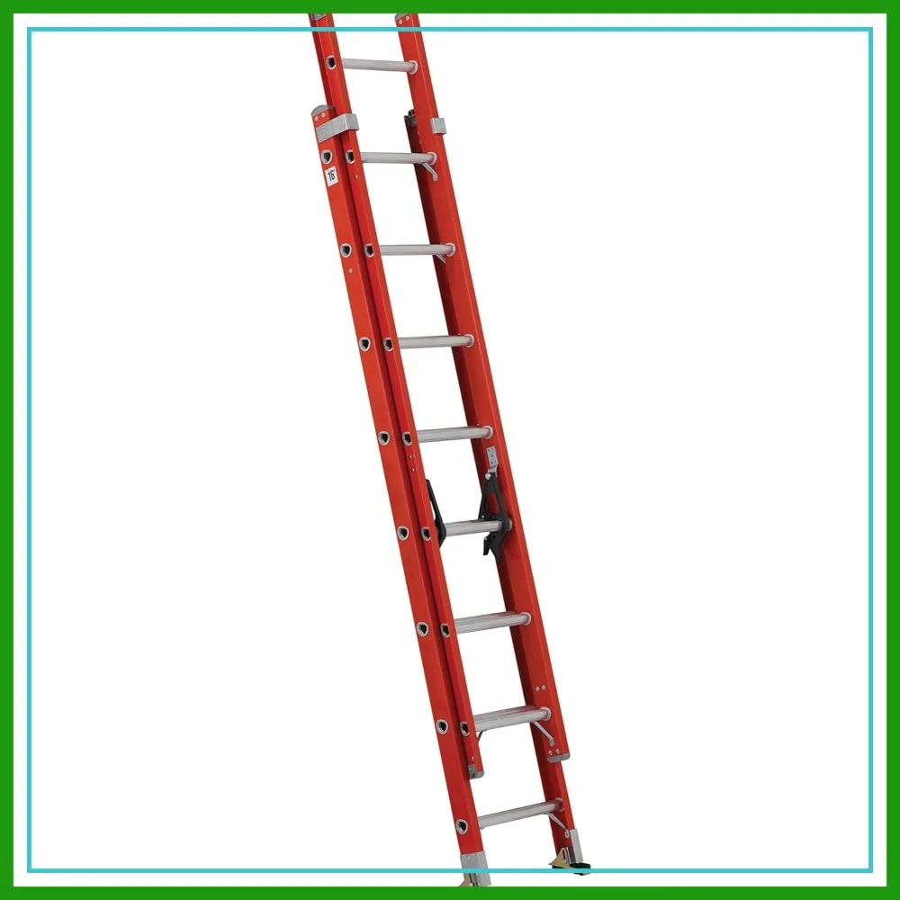 

16ft Fiberglass Extension Ladder, Type IA, 300lb Capacity, FE3216