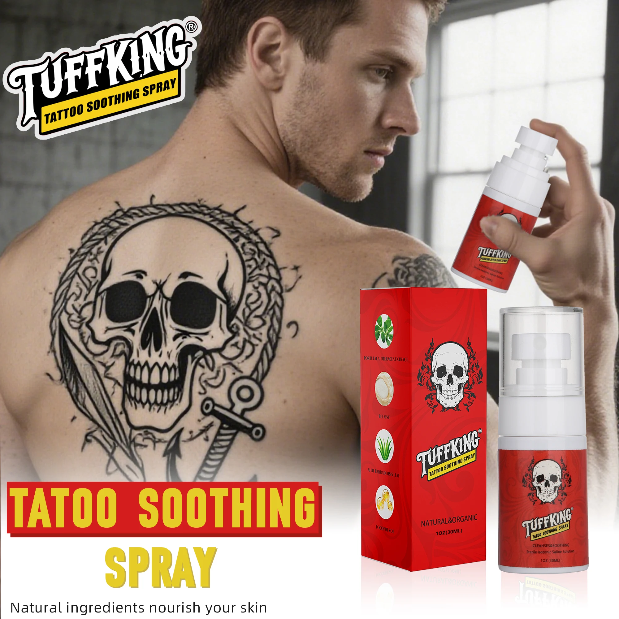 

30/120ml tattoo repair spray soothing color protection, color fixation, moisturizing beauty tool spray