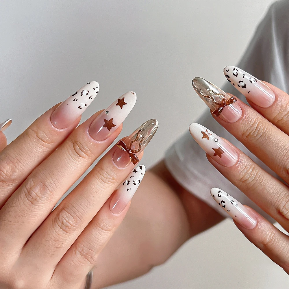 50 Uds. De cinta translúcida, diamantes de imitación de resina para uñas, formas mixtas, bonito lazo, decoración de uñas de invierno, joyería de manicura femenina