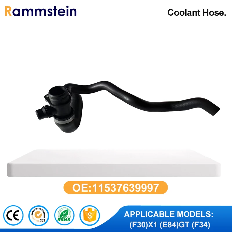 

11537639997 BMW Coolant Hose 11537639997 Z4 3 Series F30 F38 320i 328i X1 E84 F20 125i F21 228i 220i X1 F10 520i Cooling System