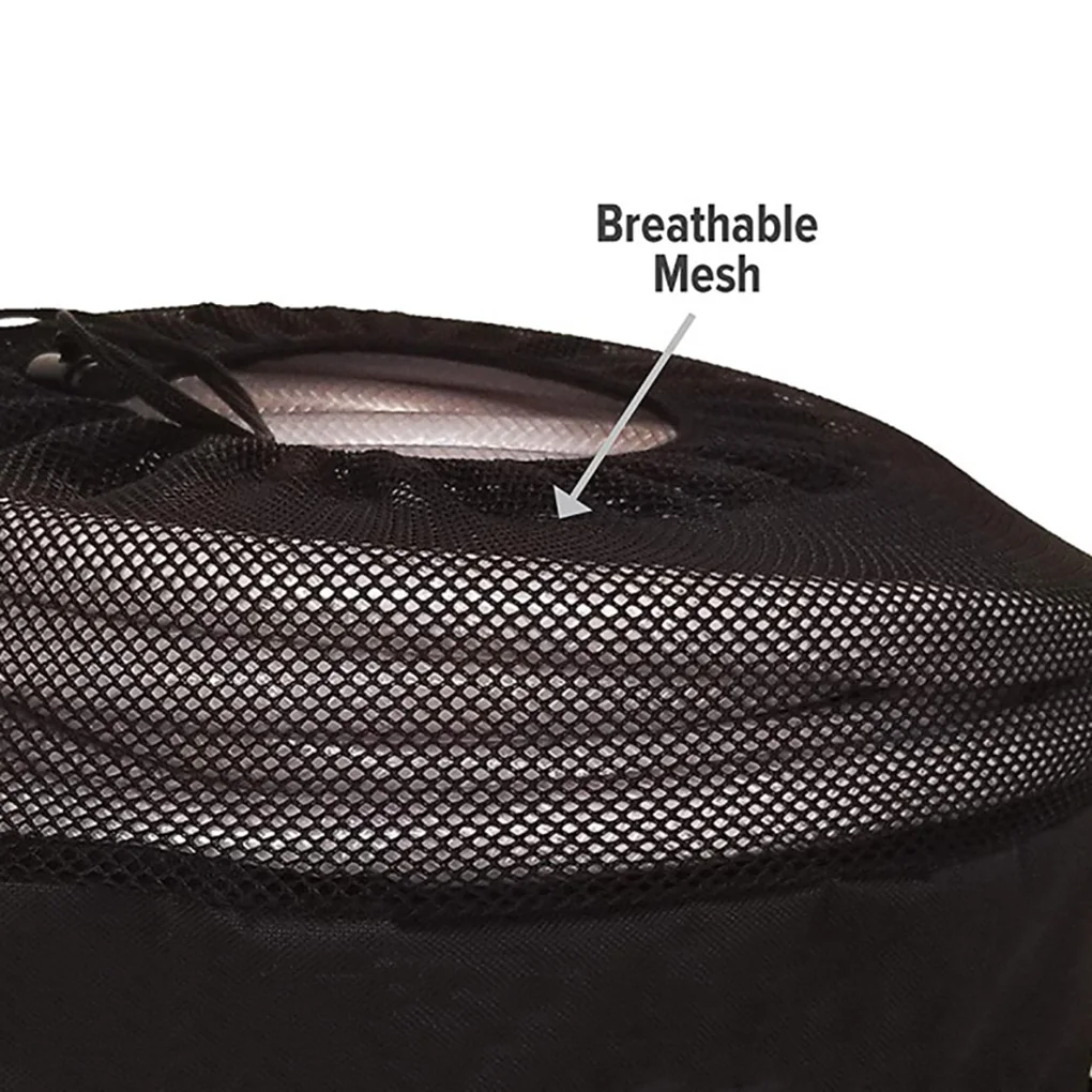 RV Sewer Hose Bag Convenient Mesh Side Pull Rope Closure Firm Sufficient Space 600D Oxford Cloth Great Organizer