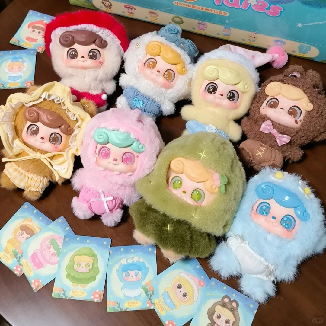 

Q.Kid Химерная сказка Коллекция Kawaii Слепая коробка Милая виниловая кукла Модная трендовая игрушка Коллекционная загадочная коробка Подарок-сюрприз