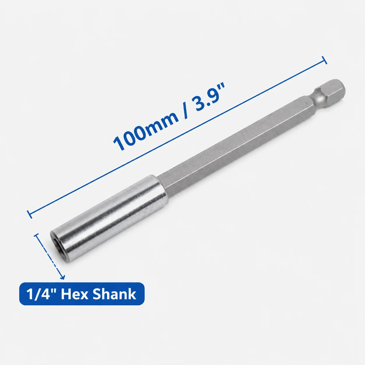 1/4" Hex Shank Magnetische Bit Houder Verlengstuk 60/100/150/300mm Snelkoppeling Schroevendraaier Booradapter