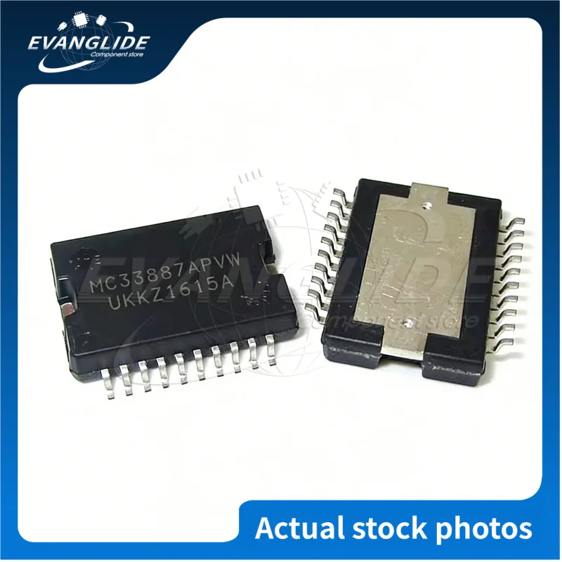 

5 шт./лот, оригинальный и новый чип MC33887APVW MC33887 для автомобильного компьютерного модуля управления дроссельной заслонкой и холостым ходом двигателя