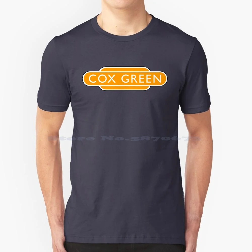 Cox Green T Shirt 100% Cotton Tee Cox Green Railway Cox Green Station Cox Green Totem Cox Green Sign Cox Green British Railways