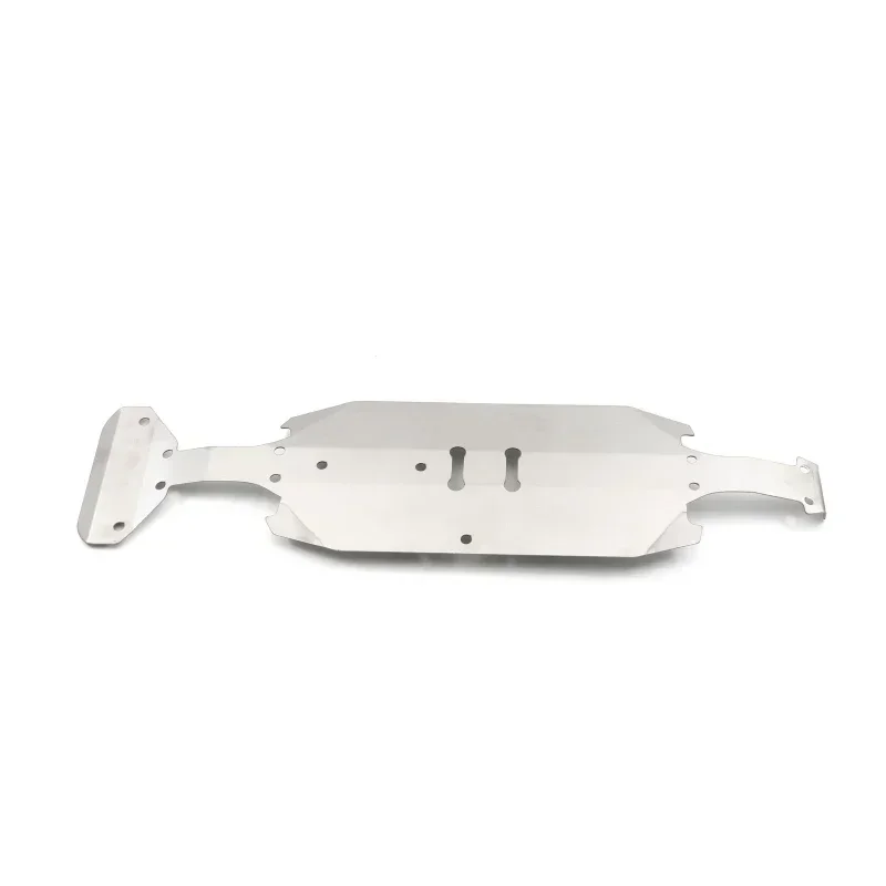 1 個ステンレス鋼シャーシフロントとリア装甲プレートアンチスクラッチプレートタミヤ XV-02 RC カーアクセサリー修理部品