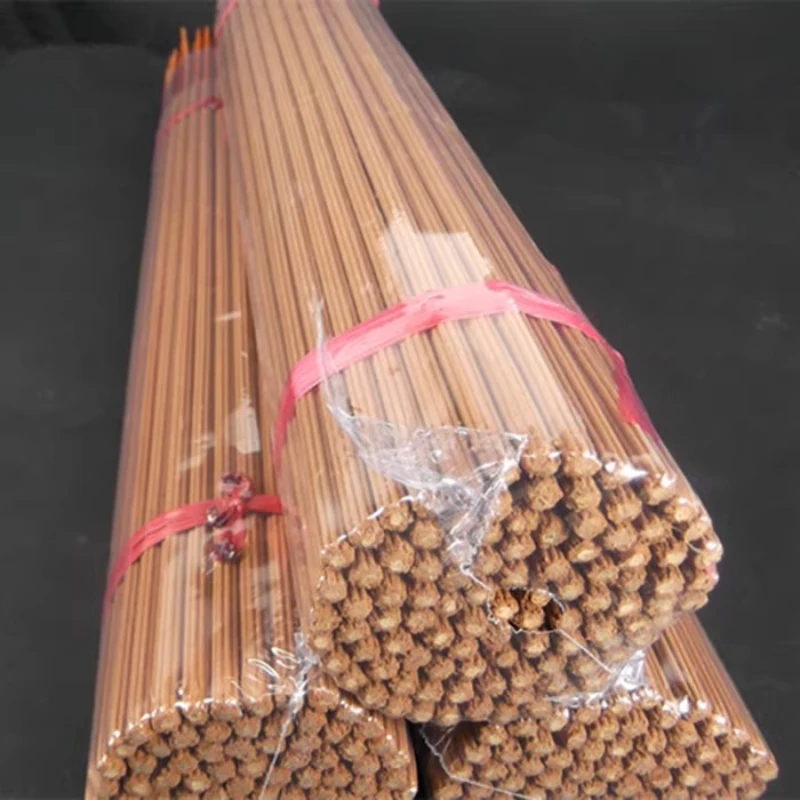 Big Size 100 Pcs/lot Natural Micro smoke Sandalwood Incense Sticks 48.5cm Home Fragrance 2 Hours Bamboo Stick Incense
