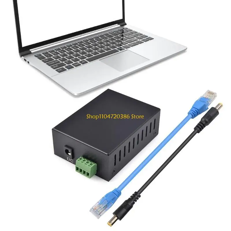 K0EA POE Separator 12V 5A Metal Case POE Splitter RJ45 10/100/1000Mbps Efficient