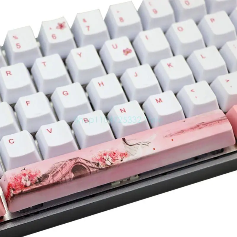

Клавишка с красителем Клавиатура Симпатичная клавиша PBT OEM Profile для GH60 GK61 GK64