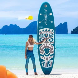 Paddle board inflatable paddle board surfboard SUP standing beginner portable thickened PVC paddle board