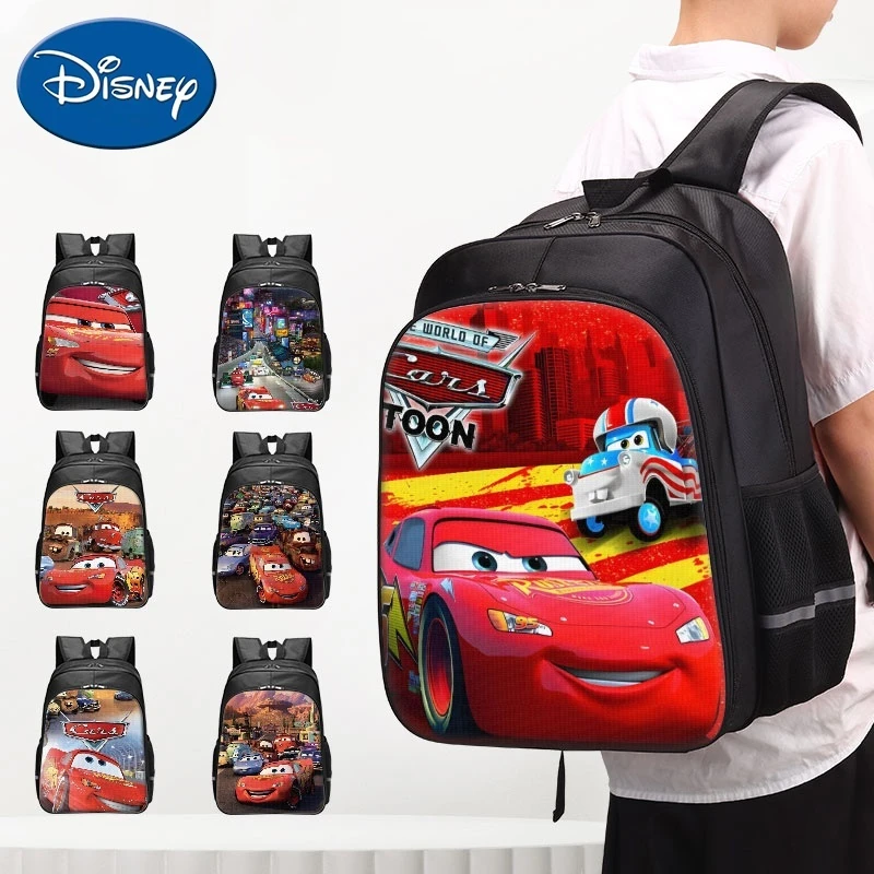 

Disney Cars Backpack Lightning Mcqueen Children's Schoolbag Pupils' Personality Cartoon Cute Schoolbag Children's Birthday Gift