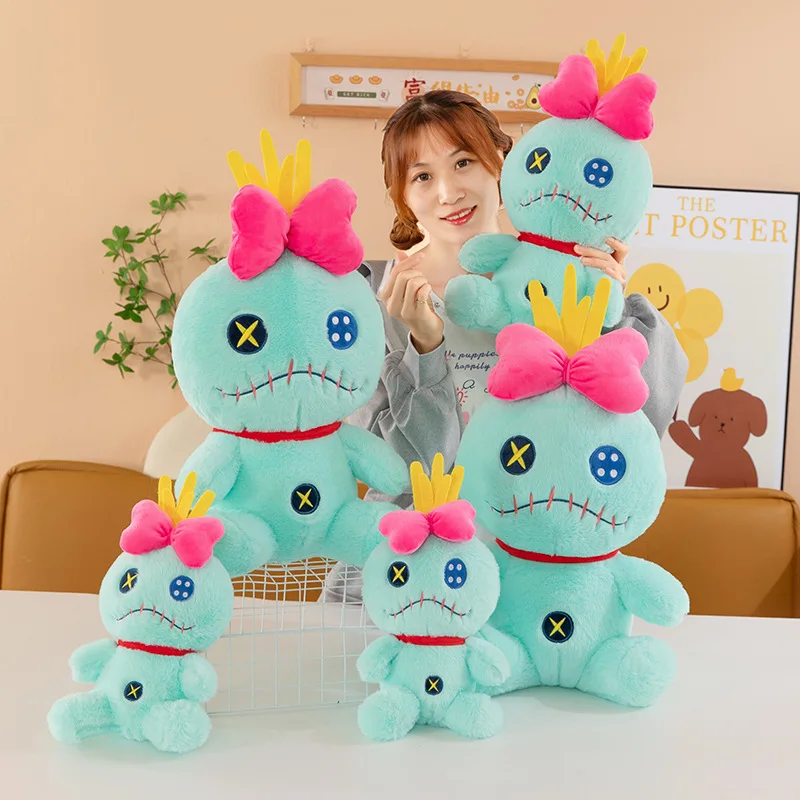 

Disney 25-60 см Лило и Стич плюшевые игрушки мультфильм аниме Scrump куклы подушка мягкая плюшевая игрушка Рождественский детский подарок на день рождения