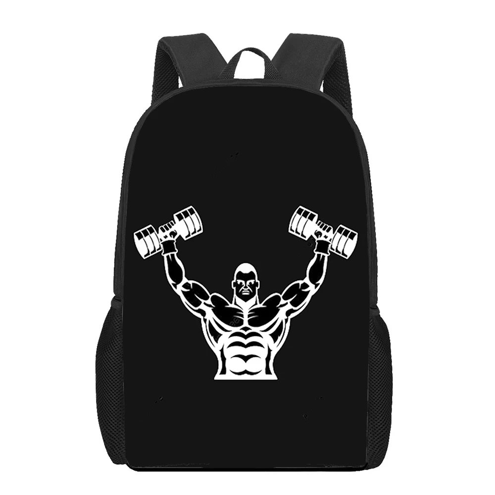 Mochila de culturismo para hombre y mujer, morral escolar para hacer ejercicio, Fitness, gimnasio, ordenador portátil para adolescentes, bolsa de viaje