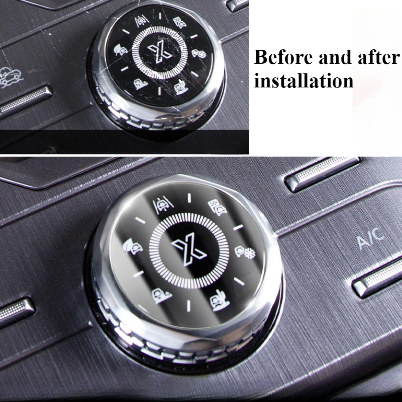 For Jetour Traveler Gear Knob Button Film TPU Protective Products Modified Daquan Shanhai T2 Car Interior Accessories