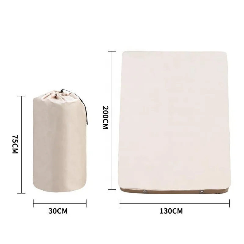 Samopompująca się mata kempingowa z pianki 3D, dmuchana mata do spania, materac pneumatyczny, dmuchane łóżko dwuosobowe, mata piankowa.