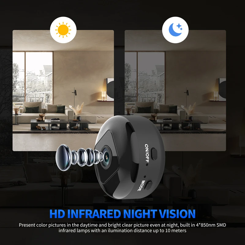 Popular Mini Camera Private Model Wireless Network 1080P Camera HD High-Definition Wifi Sports DV Home