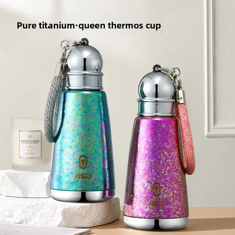 

WW20 pure titanium series queen thermos cup high-end water cup