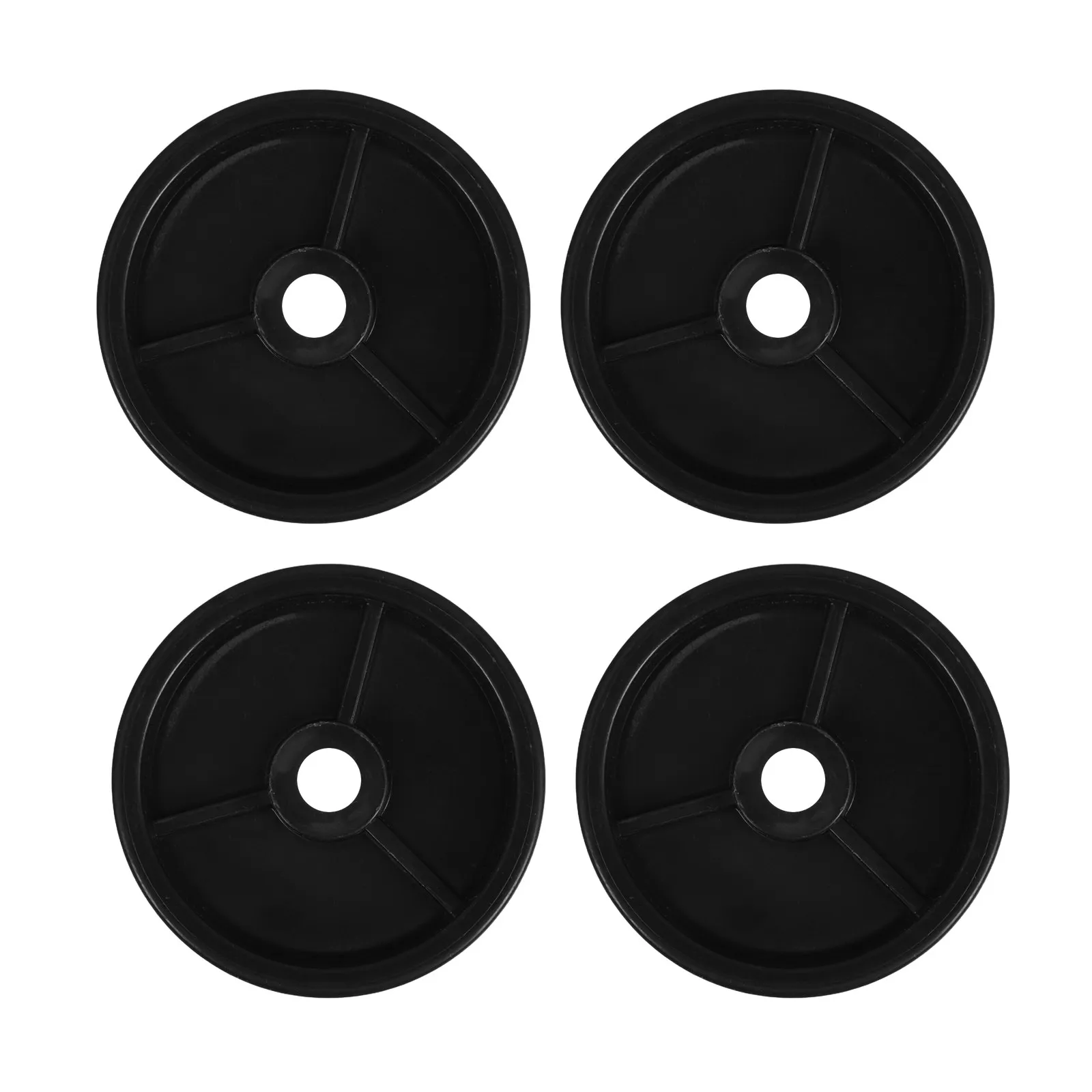 4Pcs 61Mm PP Plastic Wheels for Gas Patio Heater Heavy Duty Caster Replacement Kit Smooth Rolling Stability Outdoor Heater Wheel