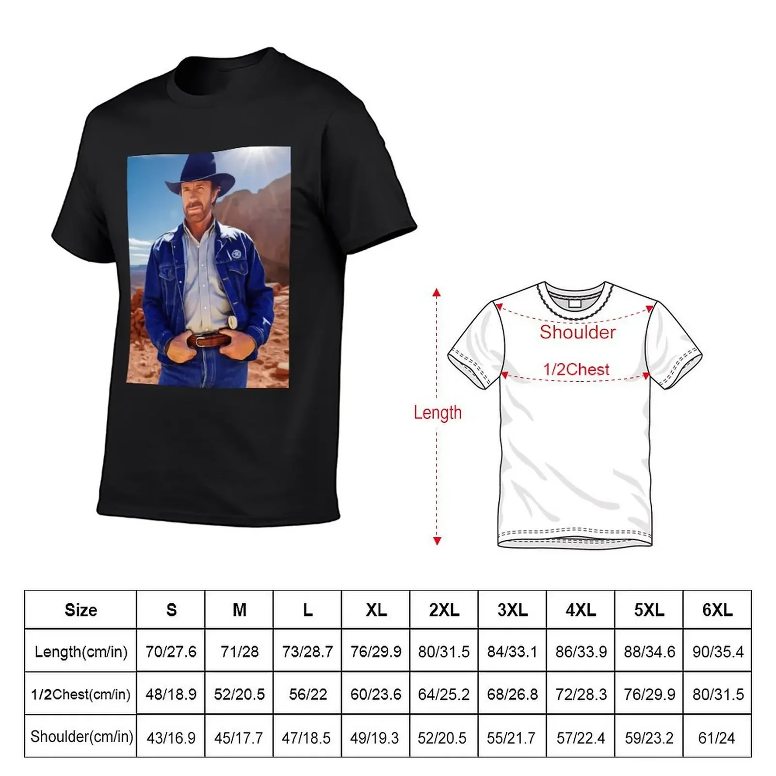 Chuck Norris Texas Ranger T-Shirt heavyweights man t shirt mens funny t shirts