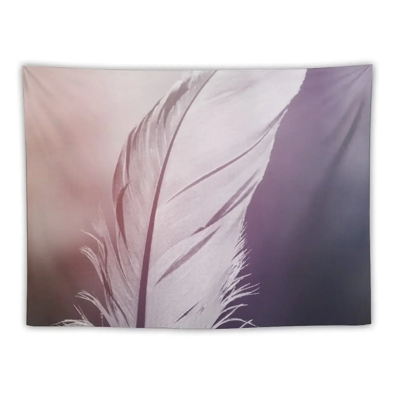 

Feather in Pastel Tones Tapestry Bedrooms Decor Aesthetic Decoration Tapestry