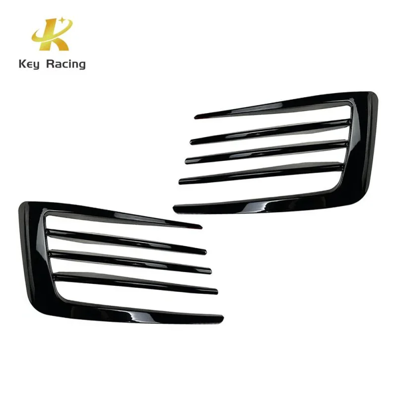 Car Front Bumper Fog Light Cover For Volkswagen Golf 7 MK7 GTI GTD 2013-2016 Front Side Vent Grille Cover Wind Knife Canard Fins view 2