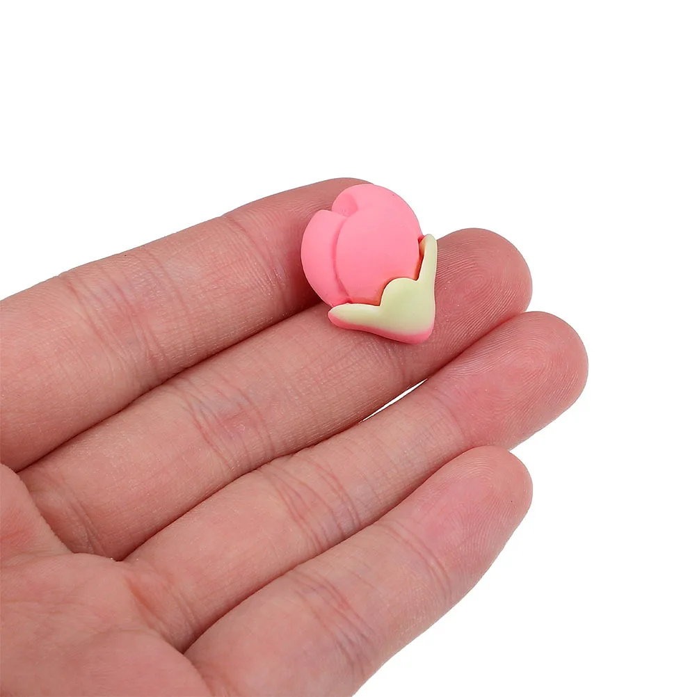 30 قطعة زهر الخوخ دفع دبابيس الراتنج الوردي زهرة الإبهام المسامير للوحة الإعلانات الفلين جدار المنزل مكتب خريطة عرض ديكور